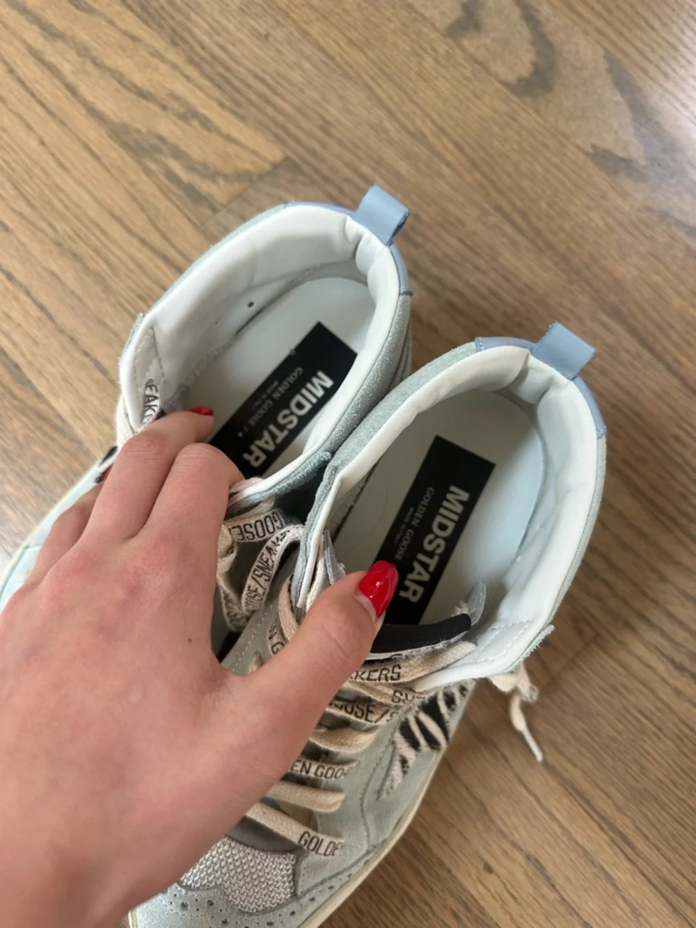 Golden goose midstar sneakers suede blue size 37 - Picture 6 of 7